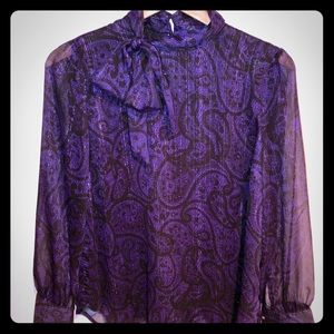 Sale! Tie-Neck MICHAEL KORS Blouse - size S